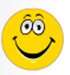 Sorrindo.
Para us�lo, digite: :-)